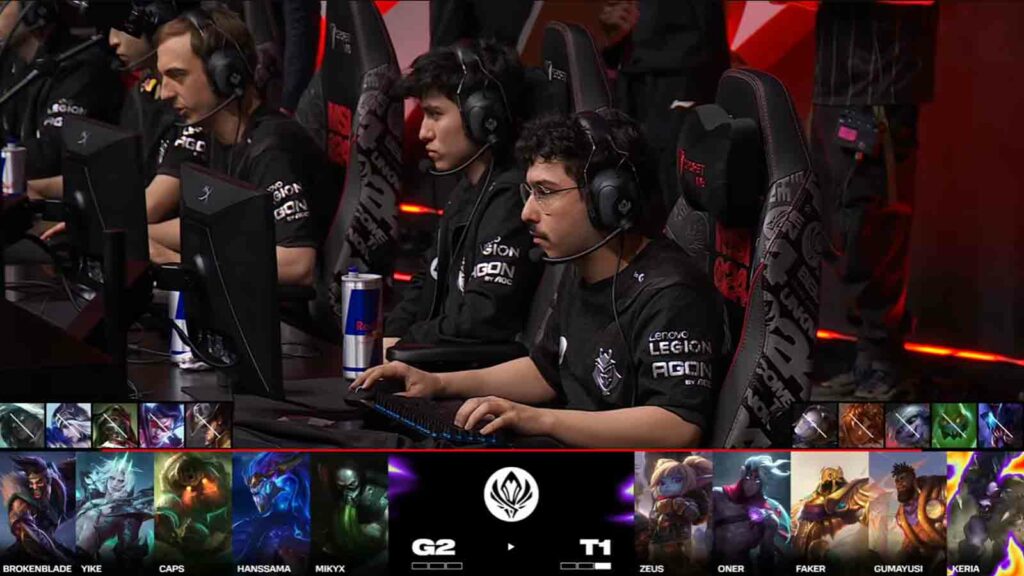 T1 vs G2 Esports MSI 2024 lower bracket round 3 game 2 draft